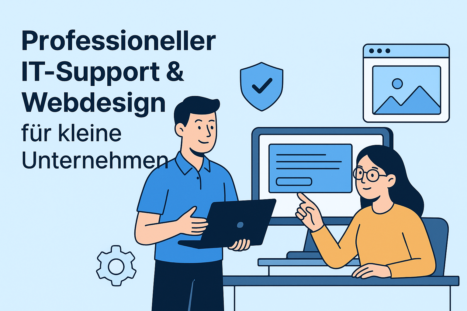 Professioneller IT-Support & Webdesign für kleine Unternehmen