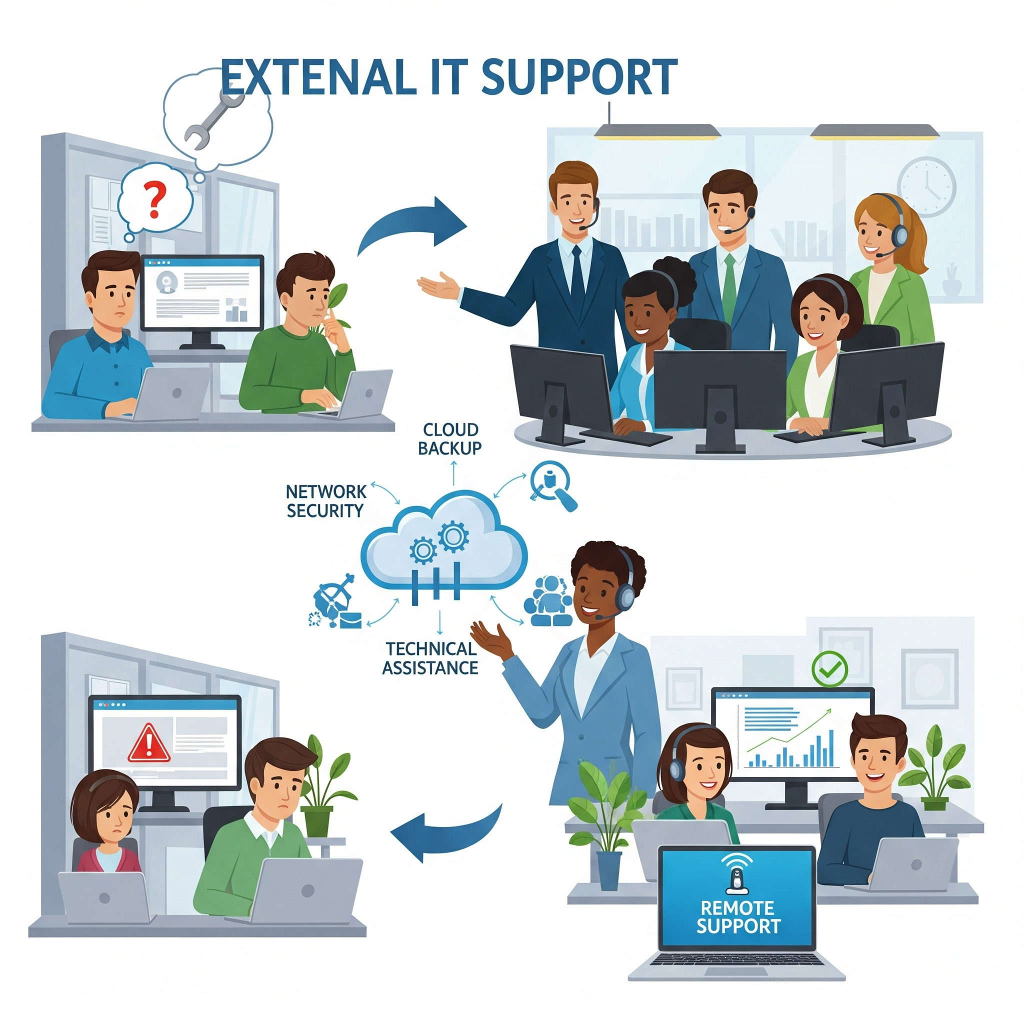 IT-Support für kleine Unternehmen